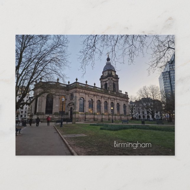 Birmingham Cathedral Postcard (Front)