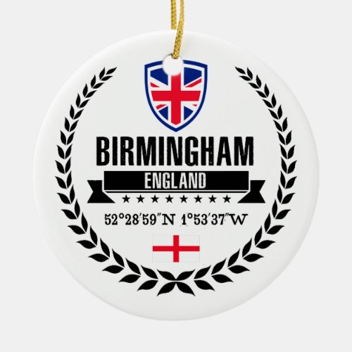 Birmingham Ceramic Ornament