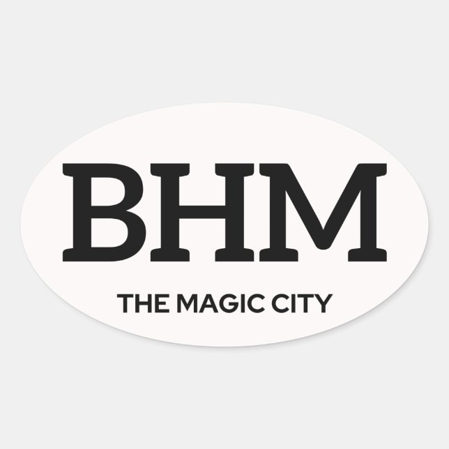 Birmingham IATA Sticker 1 (Front)