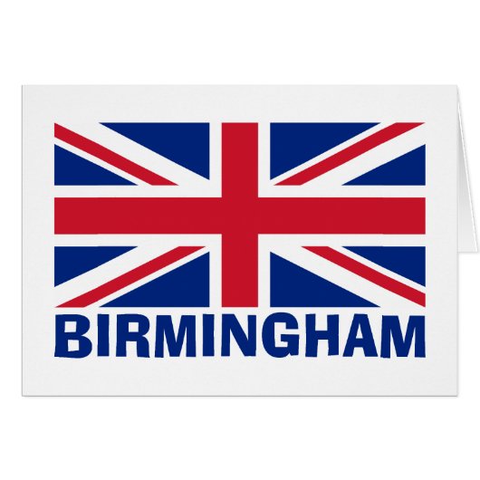 Birmingham in Blue Cards (Front Horizontal)
