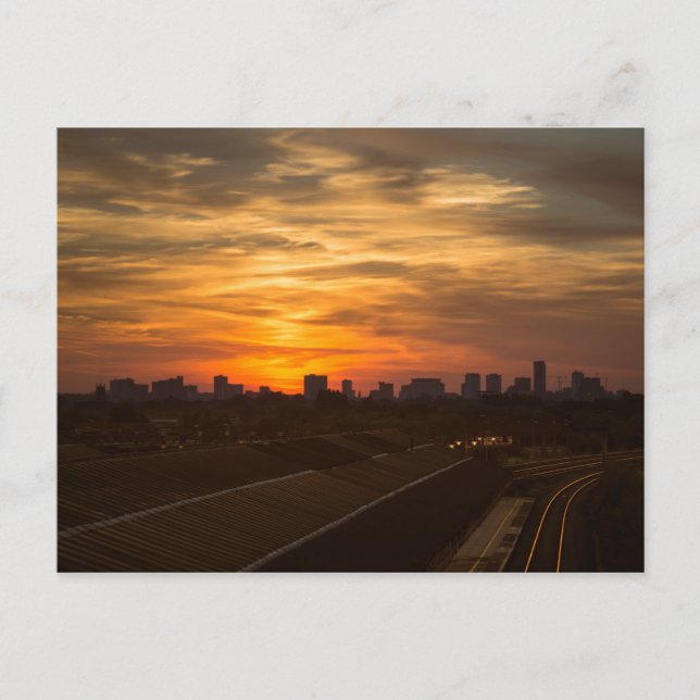 Birmingham Sunset Postcard (Front)