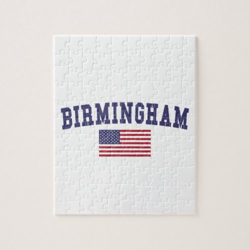 Birmingham US Flag Jigsaw Puzzle