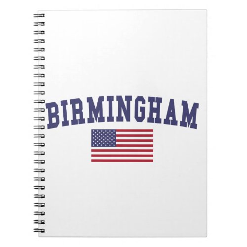 Birmingham US Flag Notebook