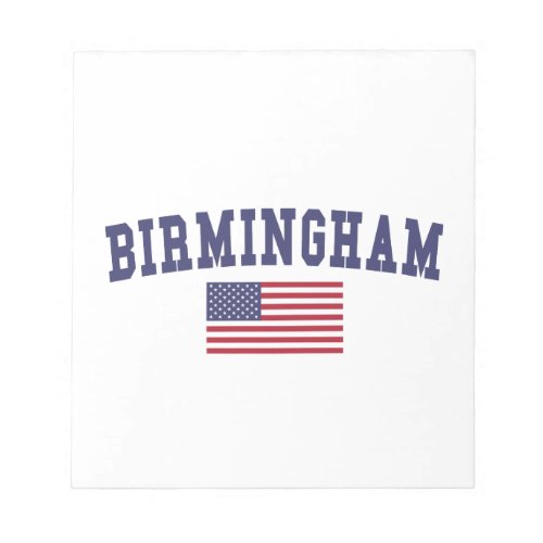 Birmingham US Flag Notepad