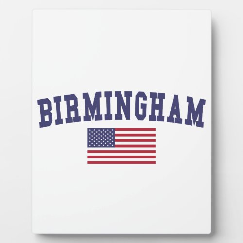 Birmingham US Flag Plaque