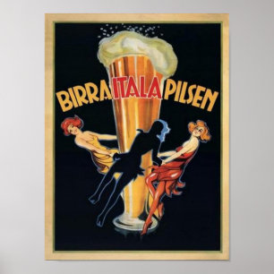 Birra Itala Pilsen Poster
