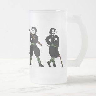 BIRRA SQUADRISTA FROSTED GLASS BEER MUG