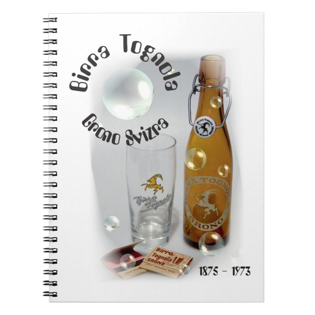 Birra Tognola Grono Svizra Nootbook Notebook (Front)