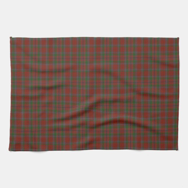 Birral Clan Tartan (Burrell, Birrell) Kitchen Towel (Horizontal)