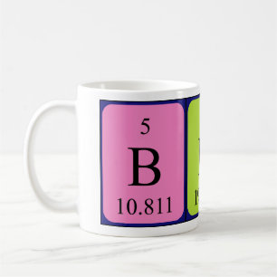Birta periodic table name mug