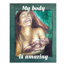Birth Affirmation Poster "Amazing!"
