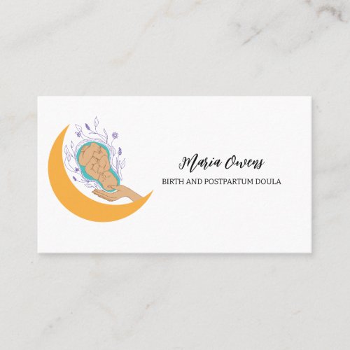 Birth and Postpartum Doula Midwife Lactation  Business Card