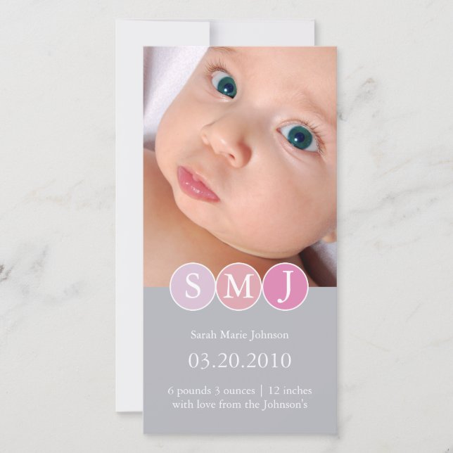 Birth Announcement (Front)