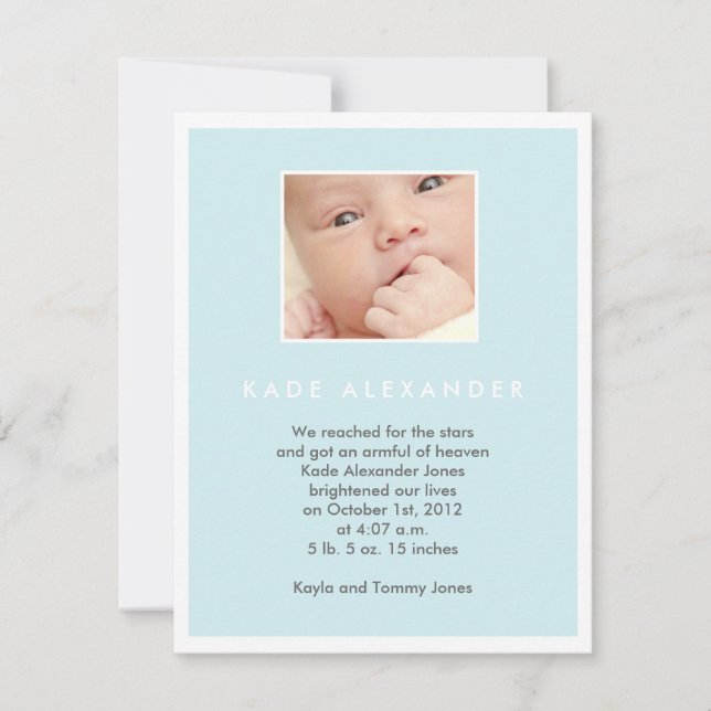 Birth Announcement (Front)