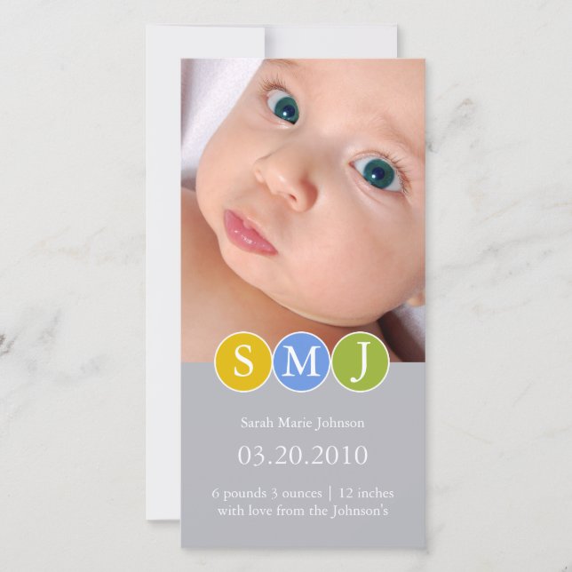 Birth Announcement (Front)