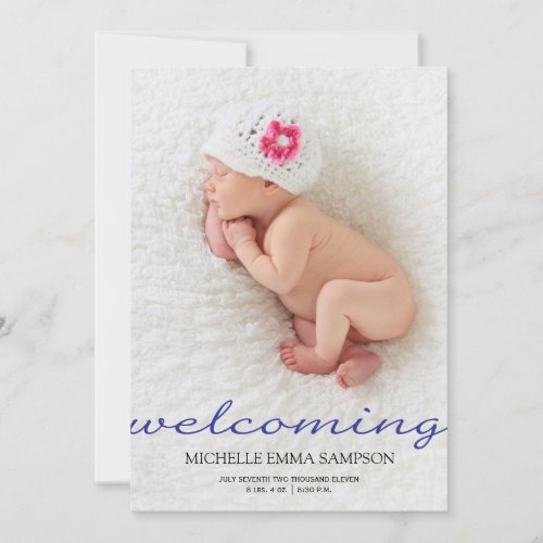 Birth Announcement