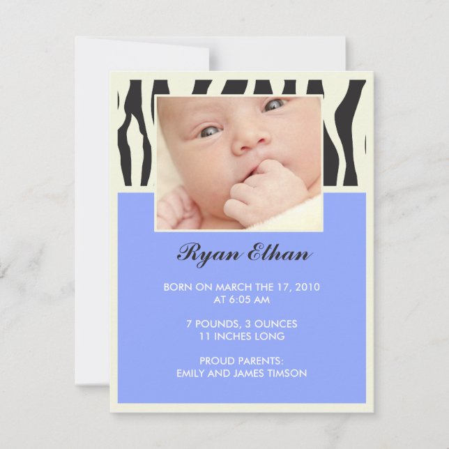 Birth Announcement (Front)