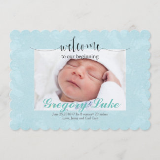 BIRTH ANNOUNCEMENT BABY BOY