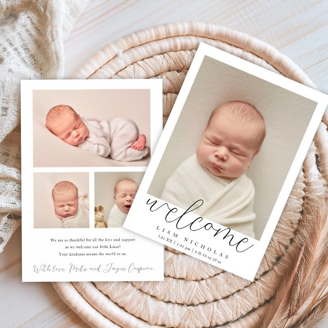 Birth Announcement Card (Creator Uploaded)