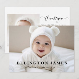 Birth Announcement Card   New Baby Announcement
