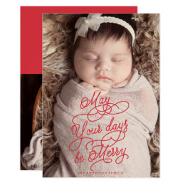 christmas cards baby announcement