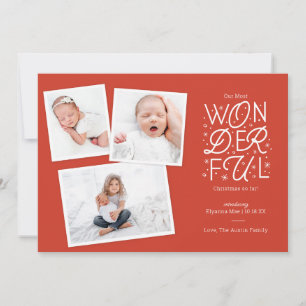 Birth Announcement Christmas Card