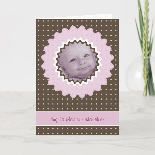 Birth Announcement - Easy to Personalize (Front)
