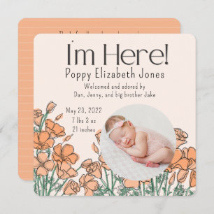 Birth Announcement   Poppy
