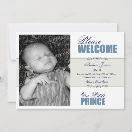 Birth Announcement _ Prince 3