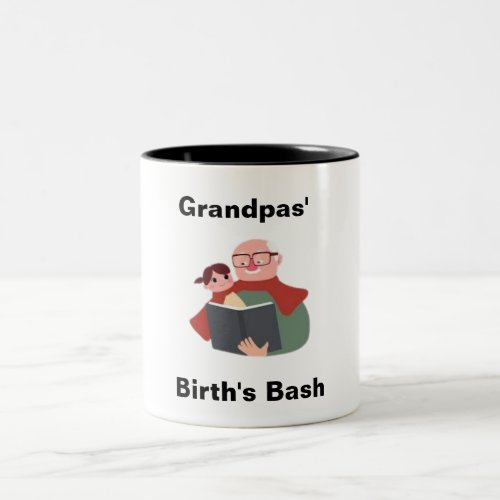Birth bash Two_Tone coffee mug