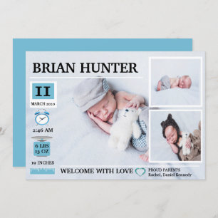 Birth Chart Birth Announcement