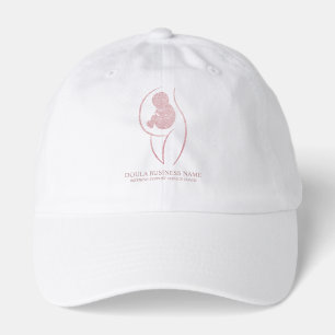 Birth Coach Minimalist Mother and Baby Silhouette Hat