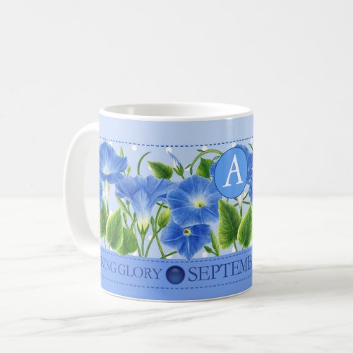 Birth Flower and Gem September Classic Mug