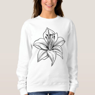 Birth Flower Botanical Design Sweatshirt
