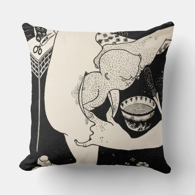 Birth from the Calf of the Leg, illustration from Throw Pillow (Front)