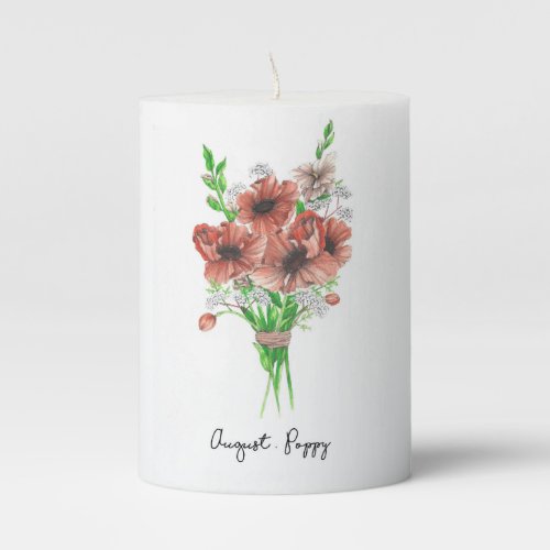 Birth Month Flower Birthday Candle