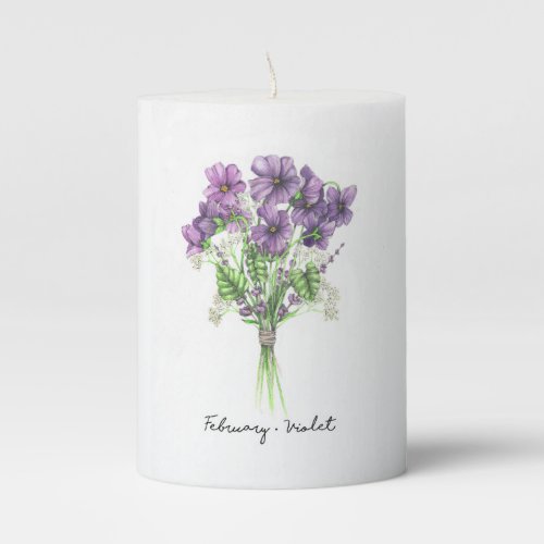 Birth Month Flower Birthday Candle