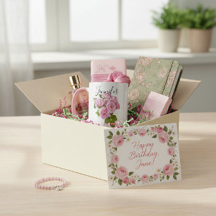 Birth month flower -June personalized mug