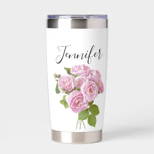 Birth month flower June- You are- personalized  Insulated Tumbler