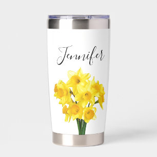Birth month flower March- You are- personalized  Insulated Tumbler
