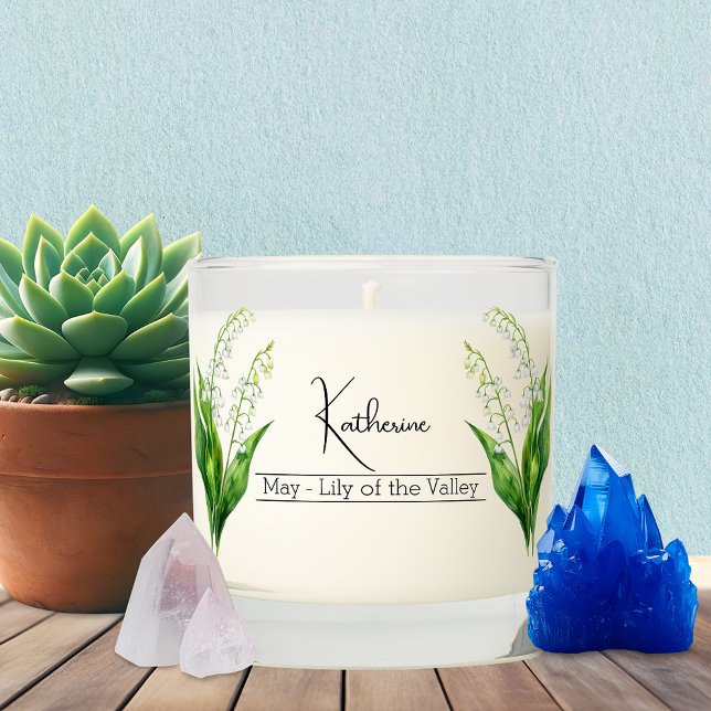 Birth Month Flower May Lily of the Valley Scented Candle (Creator Uploaded)