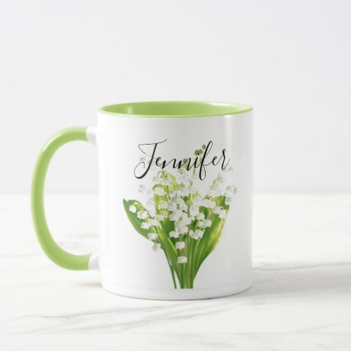 Birth month flower _May personalized mug