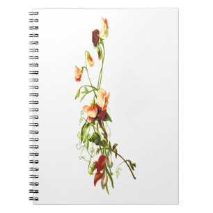 Birth Month Flower Notebook , Personalized Floral 