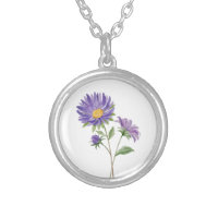 Birth Month Flower September Purple Aster