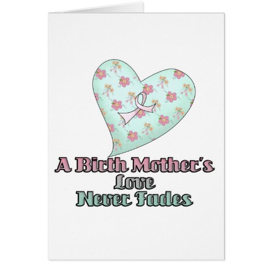 Birth Mothers Love Never Fades (Front)