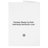 Birth of a Fairy Cards (Back)