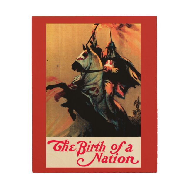 Birth of A Nation Movie Wood Art (Front)
