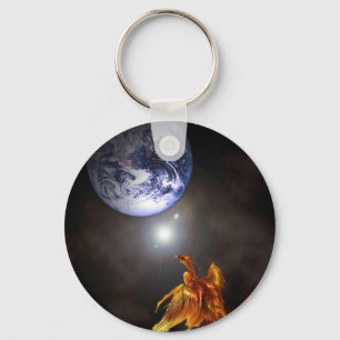 Birth of a Phoenix Keychain