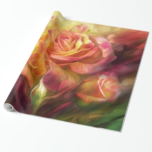 Birth Of A Rose Art Gift Wrap