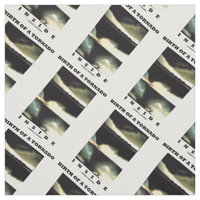 Birth Of A Tornado Inside Meteorology Fabric (Swatch)